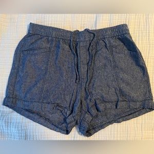 Old Navy Hi Rise Linen Shorts